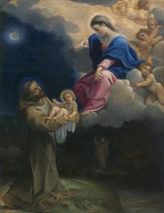 Den helige Franciskus syn, c.1602 av Lodovico Carracci