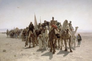 Pilgrimer som ska till Mecka