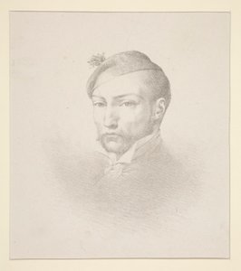 Porträtt av Gericault av Léon Cogniet
