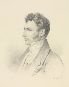 Porträtt av en gentleman, ca. 1835. av Léon Cogniet