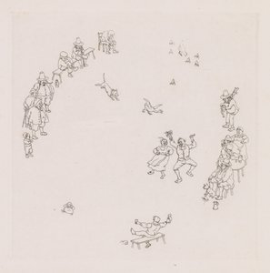 Revelers Ribauds et Ribaudes. av Léonce Justin Alexandre Petit