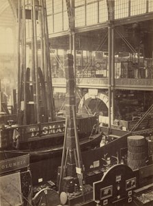 Utsikt över konst på 1862 års utställning