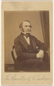 [William Ewart Gladstone, finansminister].