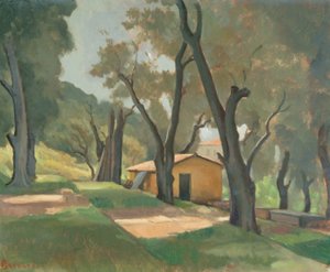 Terrasserad trädgård, Mentone av Lord Gerald Berners