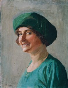 självporträtt av Lore Scheid
