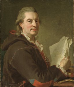 Frederic Henry de Chapman, marin suedois - Porträtt av Fredrik Henrik af Chapman (1721-1808), av Pasch, Lorenz, den yngre (1733-1805). Olja på duk