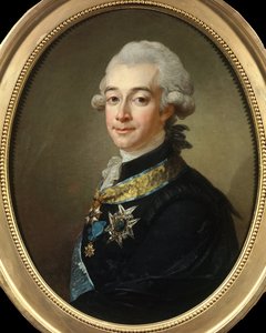 Porträtt av Hans Axel, greve av Fersen (1755 - 1810) Marechal of Suede. Målning av Pasch Lorenz (1733 - 1805). Privat samling.