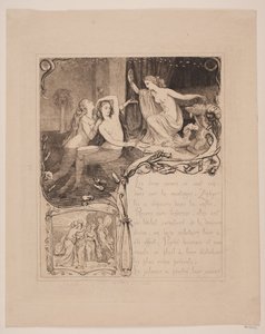 Illustration nr. 7 till "Cupid and Psyche" av Lorenz Frølich