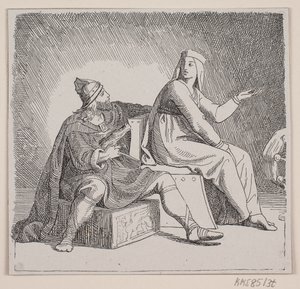 Illustration till "Svend Tveskægs tåg till England och slaget vid Svold" av Lorenz Frølich