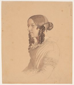 Kvinnoporträtt (Helene v. Germadt) av Lorenz Frølich