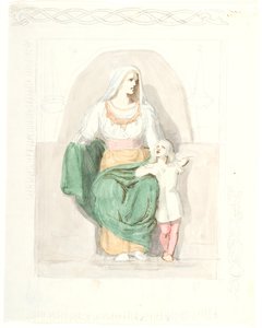 Frigga med Gersimi av Lorenz Frølich