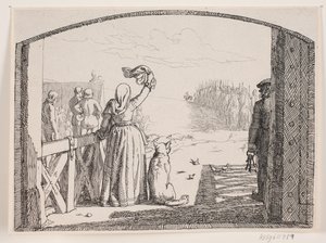 Illustration till Adam Oehlenschlägers dikt ”De två kyrktornen”