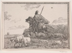 Illustration till Adam Oehlenschlägers dikt ”De två kyrktornen” av Lorenz Frølich