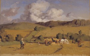 Landskap nära Holmstrup, Själland av Lorenz Frølich