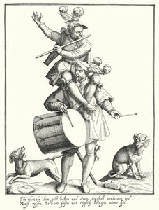 Trumslagaren och fifern (gravyr)