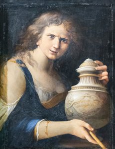 Cirka runt trollkarlen av Lorenzo (1580 1654) Garbieri
