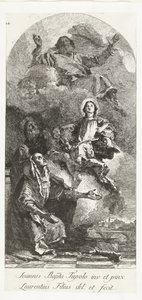 Sts Joachim och Anna med Gud Fadern och Jungfrun Sankta Anna och Joachim med Maria och Gud Fadern