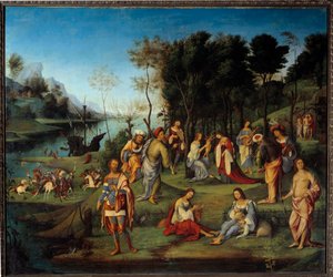 Allegori över domstolen i Isabella d