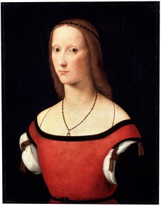 Kvinnoporträtt, c1500-c1506 av Lorenzo Costa