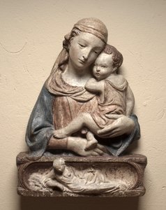 Madonna och barn, ca. 1450. av Lorenzo Ghiberti