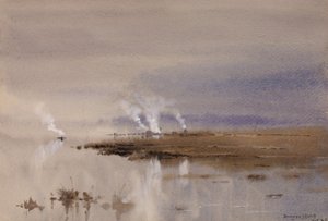 Skiss på Potomac, 1883. av Lorenzo J. Hatch