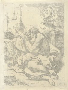 Sankt Jerome av Lorenzo Loli