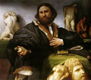 Andrea Odoni (1488-1545) av Lorenzo Lotto