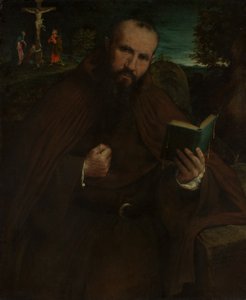 Broder Gregorio Belo av Vicenza, 1547. av Lorenzo Lotto