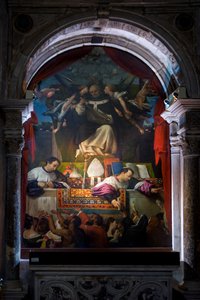 St. Antonino donation av Lorenzo Lotto