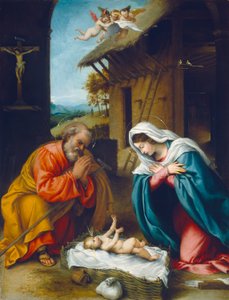 Födelsekyrkan av Lorenzo Lotto
