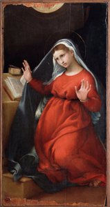 Virgin of Annunciation - Målning av Lorenzo Lotto