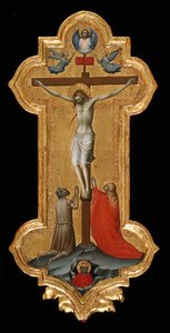 Processionskors med Maria Magdalena och en välsignad eremit, 139295. av Lorenzo Monaco