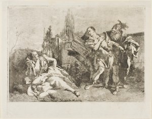 Rinaldo lämnar Armida av Lorenzo Tiepolo
