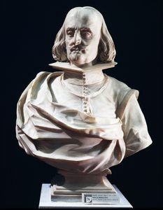 Marmorbyst av Domenico Petra, av Lorenzo Vaccaro (1655-1706), Peterskyrkan i Maiella, Neapel, Italien av Lorenzo Vaccaro