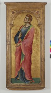 Johannes evangelisten, 1355-57 av Lorenzo Veneziano