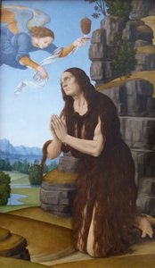 Tyska: Die heilige Maria Ägyptiaca Sankta Maria av Egypten av Lorenzo di Credi