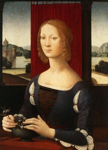 Porträtt av Caterina Sforza Riario (Milano