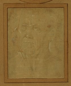 Porträtt av en gammal man ... av Lorenzo di Credi