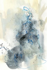 Abstrakt Blue Flow av Lori Ann Folz