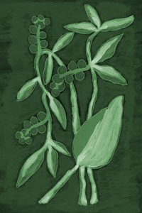 Botaniska nyanser av grönt