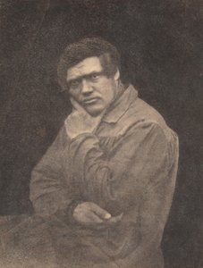 Porträtt av en man,sent 1840-tal (foto) av Louis-Adolphe Baron Humbert de Molard