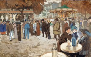 Jahrmarkt, Boulevard de Clichy, ca. 1910