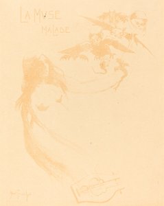 Den sjuka musan, ca. 1900. av Louis Abel Truchet