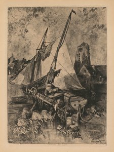 Fiskebåtar, Normandie (Environ de Caen)