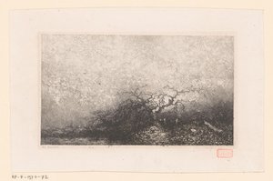 Landskap med ett träd vid en pool Olika landskap (serietitel) Croquis du voyage de 1843 (serietitel)