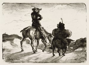 Don Quijote och Sancho Panza av Louis Anquetin