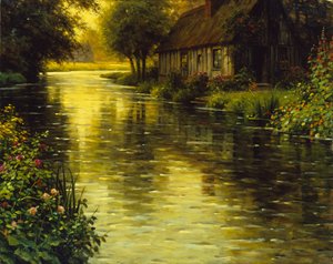 The Golden Hour (olja på duk)