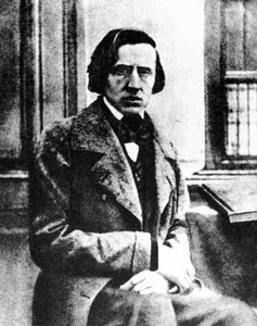 Frédéric Chopin, polsk pianist och kompositör, 1849 av Louis Auguste Bisson