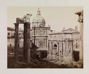 Forum Romanum av Louis Auguste Bisson