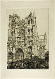 Katedralen i Amiens av Louis Auguste Lepère